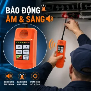 Báo động âm thanh và ánh sáng Elitech CPU-1G