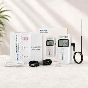Bộ ghi dữ liệu Elitech RC-4HC đầy đủ