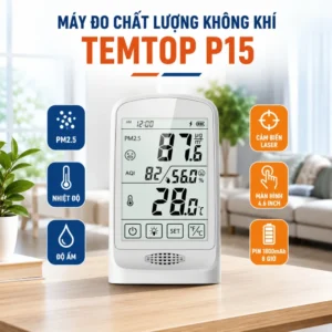 Bộ máy theo dõi chất lượng không khí Temtop P15