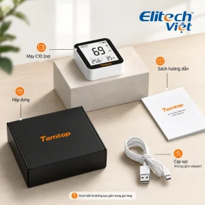Bộ sản phẩm và phụ kiện Temtop C10 2nd
