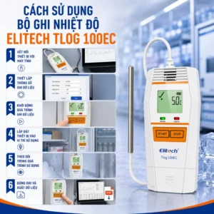 Cách sử dụng bộ ghi nhiệt độ Elitech TLog 100EC