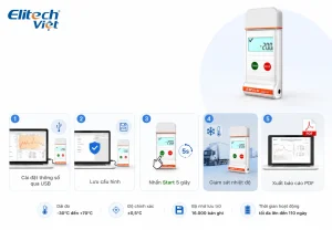 Cách sử dụng data logger nhiệt độ Temtop LogEt6