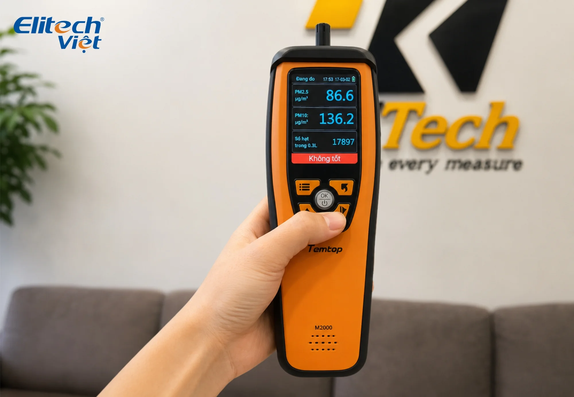 Cách sử dụng máy đo chất lượng không khí cầm tay Temtop M2000C 2nd