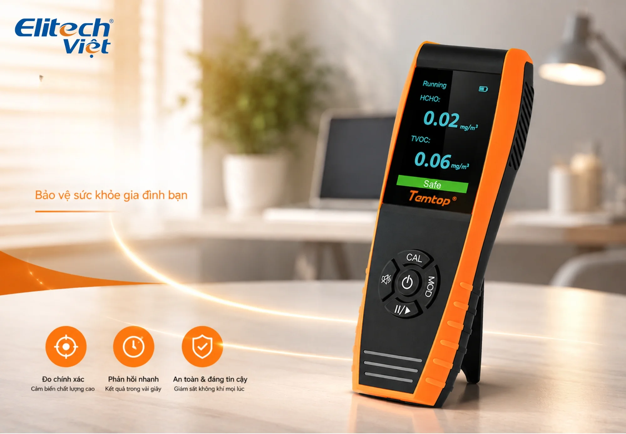 Cách sử dụng máy đo chất lượng không khí Temtop H3