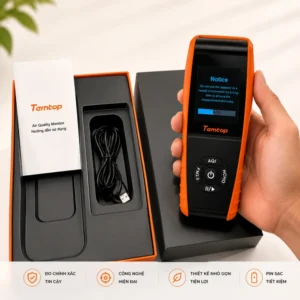 Cách sử dụng máy đo chất lượng không khí Temtop LKC-1000S+ 2nd