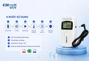 Cách sử dụng máy đo và ghi nhiệt độ Elitech RC-4