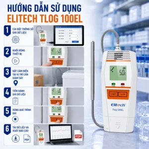 Cách sử dụng máy ghi nhiệt độ Elitech TLog 100EL