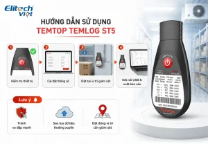 Cách sử dụng máy lưu nhiệt độ Temtop TemLog ST5