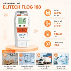 Cách sử dụng và bảo quản máy ghi nhiệt độ Elitech Tlog 100