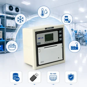Elitech DR-210A giám sát nhiệt độ và độ ẩm kho bảo quản 24/7