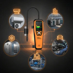 Elitech ILD-300 ứng dụng trong kiểm tra hệ thống lạnh