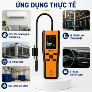 Elitech IR-100 được sử dụng trong nhiều lĩnh vực