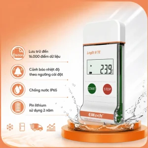 Elitech LogEt8 – Giải pháp giám sát nhiệt độ chuỗi lạnh