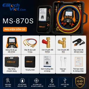 Cấu tạo và các bộ phận của Elitech MS-870S