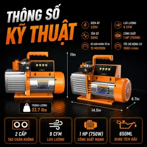 Thông số kỹ thuật nổi bật của Elitech SVP-9