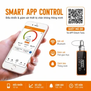 Elitech VGW-mini kết nối ứng dụng để giám sát dữ liệu