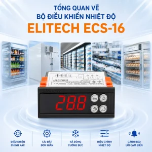 Giới thiệu về bộ điều khiển nhiệt độ Elitech ECS-16