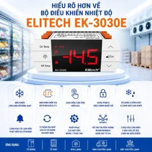 Hiểu rõ hơn về bộ điều khiển nhiệt độ Elitech EK-3030E