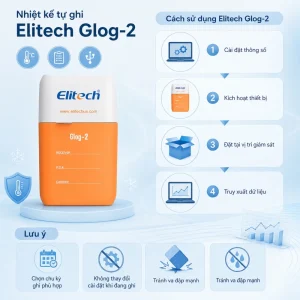 Hướng dẫn cài đặt máy ghi nhiệt độ Elitech Glog-2