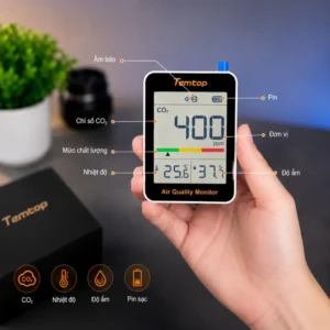Hướng dẫn dùng thiết bị đo chất lượng không khí Temtop C1