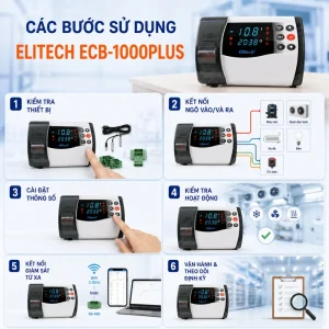 Hướng dẫn sử dụng bộ điều khiển nhiệt độ Elitech ECB-1000PLUS