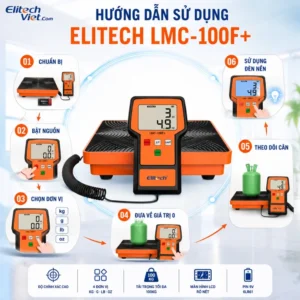 Hướng dẫn sử dụng cân chất môi lạnh Elitech LMC-100F+