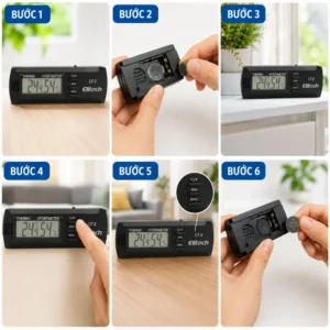 Hướng dẫn sử dụng nhiệt độ và độ ẩm Elitech LT-2