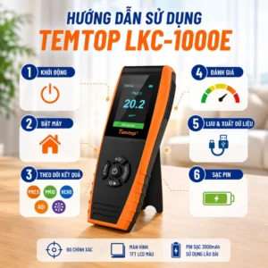 Hướng dẫn sử dụng Temtop LKC-1000E 5 IN 1