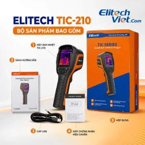 Máy ảnh nhiệt cầm tay Elitech TIC-210 bộ sản phẩm