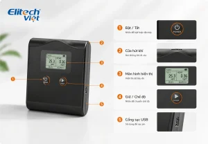 Máy đo bụi mịn và chất lượng không khí Temtop LKC-20T