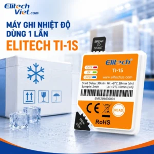 Máy ghi nhiệt độ dùng 1 lần Elitech TI-1S