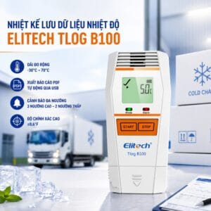 Nhiệt kế lưu dữ liệu nhiệt độ Elitech Tlog B100