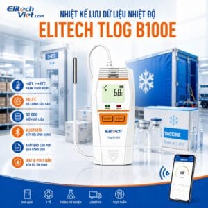 Nhiệt kế lưu dữ liệu nhiệt độ Elitech Tlog B100E