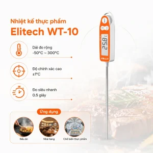 Nhiệt kế thực phẩm đầu kim inox Elitech WT-10