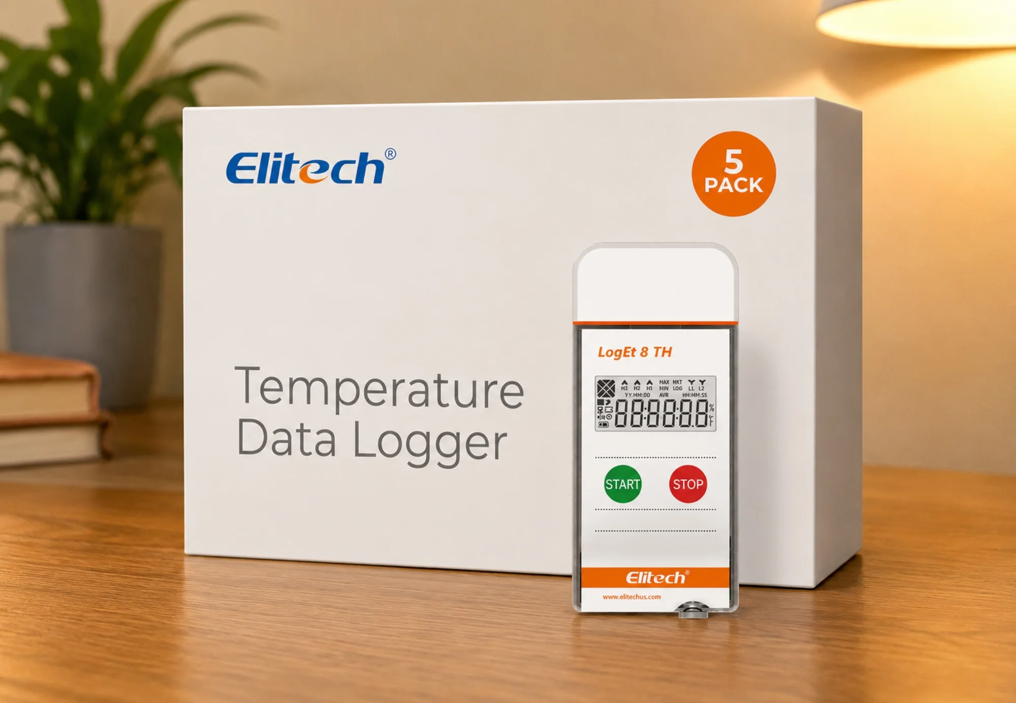 Sản phẩm nhiệt ẩm kế tự ghi Elitech LogEt 8 TH
