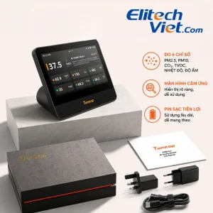 Bộ phụ kiện đi kèm máy đo chất lượng không khí Temtop M100 Gen 2