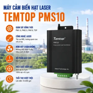 Thiết bị cảm biến hạt laser Temtop PMS10