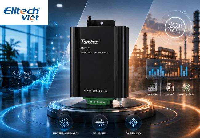 Thiết bị cảm biến hạt laser Temtop PMS10