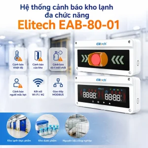 Thiết bị cảnh báo kho lạnh đa chức năng Elitech EAB-80-01