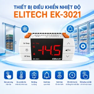 Thiết bị điều khiển nhiệt độ Elitech EK-3021