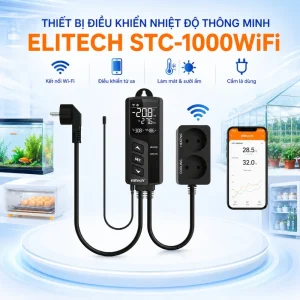 Thiết bị điều khiển nhiệt độ thông minh Elitech STC-1000WiFi
