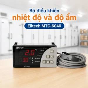 Thiết bị điều khiển nhiệt độ và độ ẩm Elitech MTC-6040