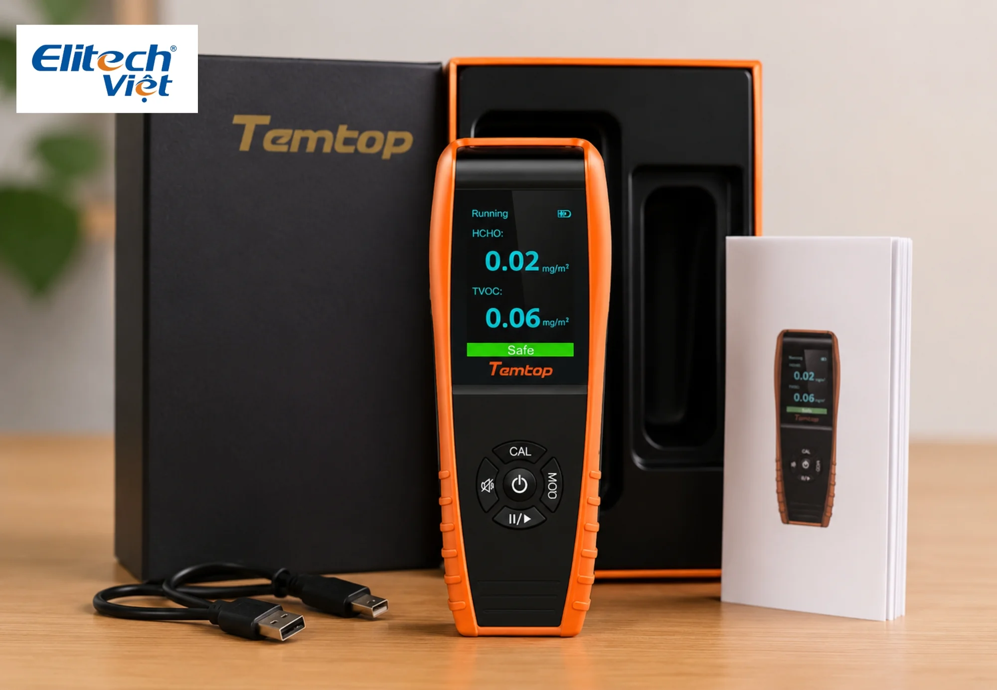 Thiết bị đo chất lượng không khí Temtop H3