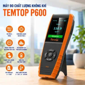 Thiết bị đo chất lượng không khí Temtop P600