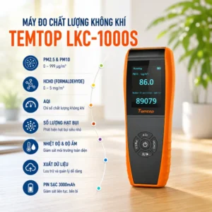 Máy đo HCHO PM2.5 Temtop LKC-1000S