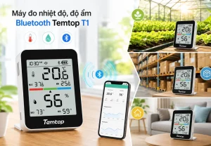 Thiết bị đo nhiệt độ, độ ẩm Bluetooth Temtop T1