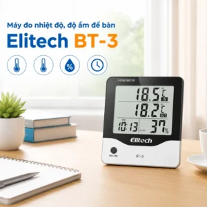 Thiết bị đo nhiệt độ, độ ẩm để bàn Elitech BT-3