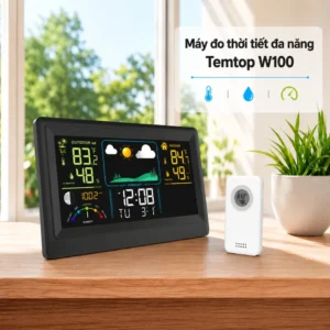 Thiết bị đo thời tiết đa năng Temtop W100