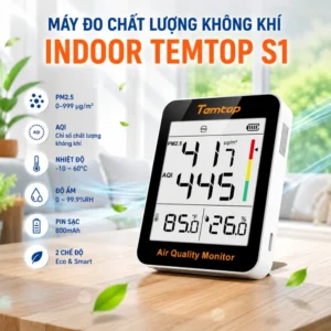 Thiết bị giám sát chất lượng không khí trong nhà Temtop S1