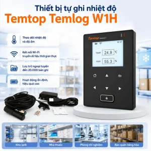Phụ kiện thiết bị tự ghi nhiệt độ Temtop Temlog W1H